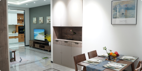 今朝装饰老房装修餐厅样板间